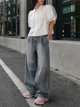 「MARECHAL TERRE（マルシャルテル）のアイテム」を使った、MARECHAL TERREさん（レディース・158cm）の春コーディネート