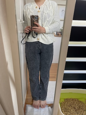 「notch.（ノッチ）のアイテム（Pants、ブラック系）」を使った、sakaimanaさん（レディース）の秋コーディネート