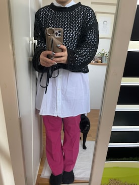 sakaimanaさん（レディース・155cm）の冬コーディネート