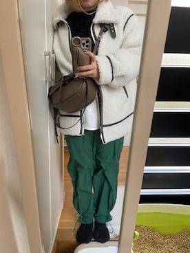 sakaimanaさん（レディース・155cm）の冬コーディネート