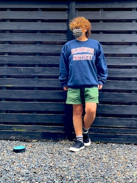 「ROKX（ロックス）のアイテム（パンツ）」を使った、yucさん（レディース・157cm）の秋コーディネート
