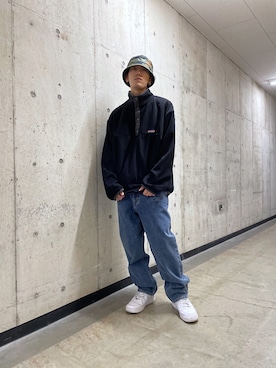 「XLARGE（エクストララージ）のアイテム（その他アウター）」を使った、菅原省吾さん（メンズ・172cm）の秋コーディネート
