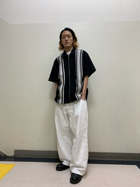 菅原省吾さん（メンズ・172cm）の夏コーディネート