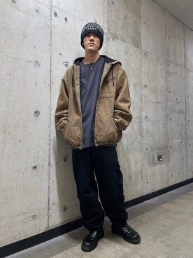 菅原省吾さん（メンズ・172cm）の秋コーディネート