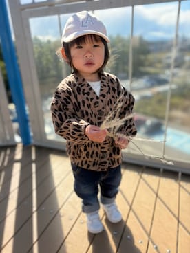 「アイテム（パンツ）」を使った、miipuuuさん（キッズ・80cm）の秋コーディネート