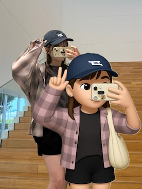 「Ada.（エイダ）のアイテム（パンツ）」を使った、rinさん（レディース・155cm）の秋コーディネート