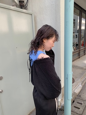 「Kastane（カスタネ）のカップ付きブラキャミ（キャミソール）」を使った、miyabiさん（レディース・160cm）の春コーディネート