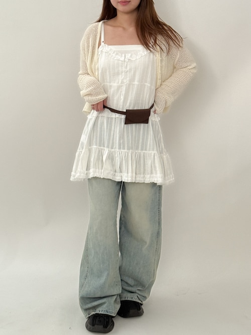 フリルビスチェワンピース/2025 SS COLLECTION