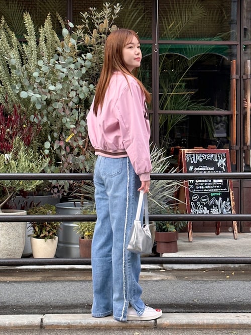 楽天市場】ニットジョーゼットワイドパンツ anyfee エニフィー