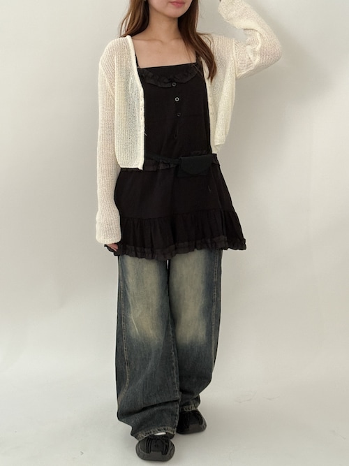 フリルビスチェワンピース/2025 SS COLLECTION