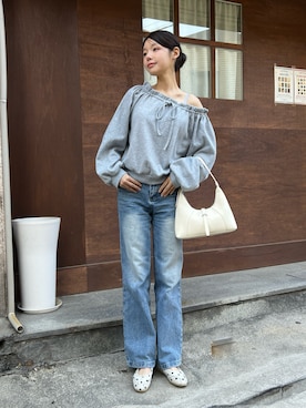 「by muni:r（バイ ムニール）のアイテム」を使った、by muni:r  staffさん（レディース・170cm）の冬コーディネート