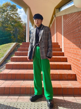 「韓国コーデ」｜RuiSATOさん（メンズ・165cm）の秋コーディネート