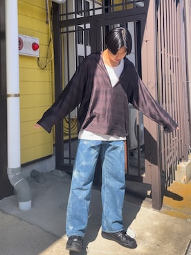 「LIDNM（リドム）のアイテム」を使った、I.Yさん（メンズ・173cm）の秋コーディネート