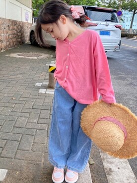 「アイテム（パンツ）」を使った、UNIDRE baby&kidsさん（キッズ・110cm）の夏コーディネート