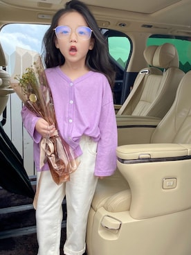 「UNIDRE(ユニドレ)のアイテム(デニムパンツ)」を使った、UNIDRE baby&kidsさん(キッズ・110cm)の夏コーディネート