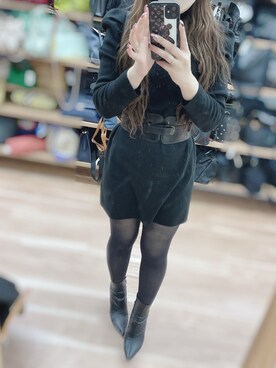 a.-.-♥さん（レディース・156cm）の冬コーディネート