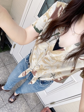 a.-.-♥さん（レディース・156cm）の夏コーディネート