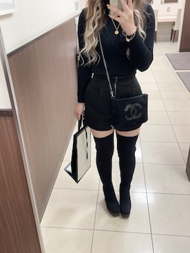 a.-.-♥さん（レディース・156cm）の冬コーディネート