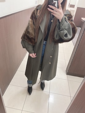 a.-.-♥さん（レディース・156cm）の冬コーディネート