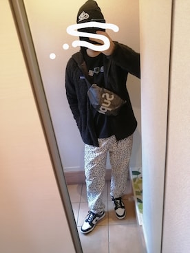 「もふもふアウター」｜taa‥szさん（メンズ・182cm）の冬コーディネート