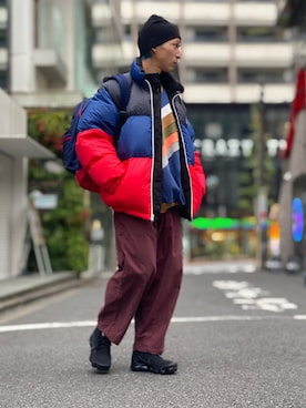 「ALDIES（アールディーズ）のアイテム（ダウンジャケット/コート）」を使った、JPさん（メンズ・170cm）の冬コーディネート