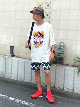 「ビックＴシャツ」｜JPさん（メンズ・170cm）の夏コーディネート