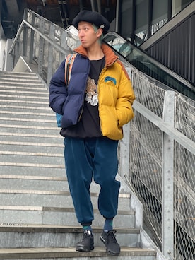 「ALDIES（アールディーズ）のアイテム（ブルゾン）」を使った、JPさん（メンズ・170cm）の冬コーディネート