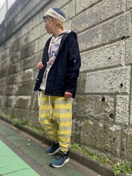 ALDIES/アールディーズ 『Skull Border Saluel Pants』 スカル