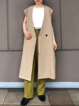 板さん(レディース・156cm)の秋コーディネート