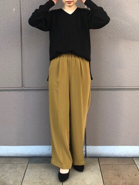 板さん（レディース・156cm）の秋コーディネート