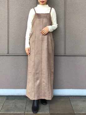 板さん(レディース・156cm)の秋コーディネート