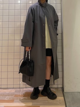 「アイテム（ブルゾン）」を使った、miyume.さん（レディース・158cm・20代）の春コーディネート