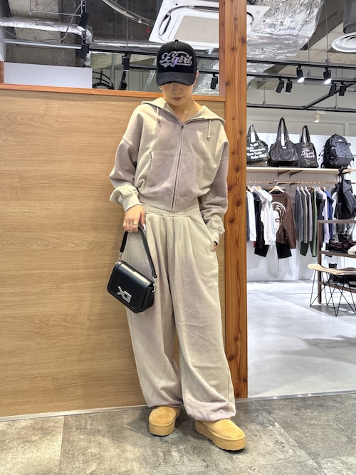 SPRAY PRINT ZIP UP HOODIE（パーカー）｜X-girl（エックスガール）の