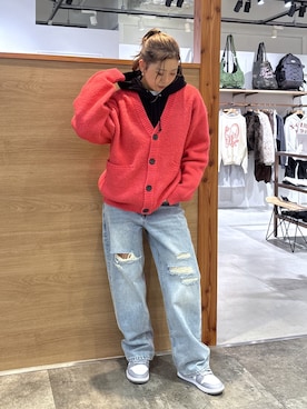 「X-girl（エックスガール）のアイテム」を使った、ICHIGOさん（レディース・165cm）の秋コーディネート