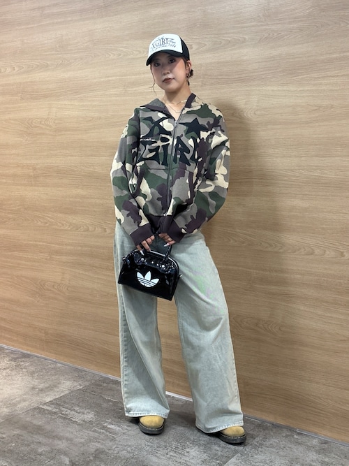 JACQUARD KNIT ZIP UP HOODIE（ニット/セーター）｜X-girl（エックス