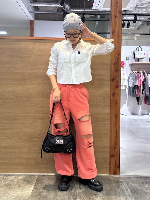 DISTRESSED SWEATPANTS（スウェットパンツ）｜X-girl（エックスガール