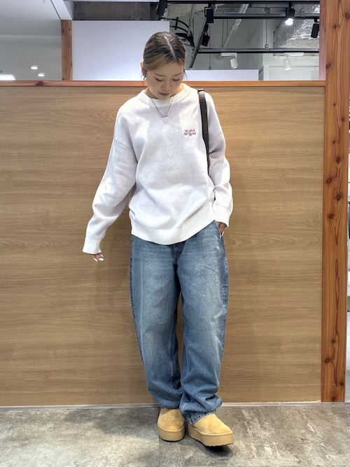 FACE JACQUARD KNIT TOP（ニット/セーター）｜X-girl（エックスガール