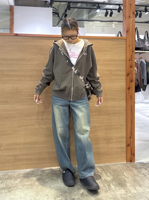 LOGO POCKET LOOSE DENIM PANTS（デニムパンツ）｜X-girl（エックス