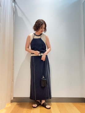 「LAATO（ラート）のアイテム」を使った、ばやさん（レディース・160cm）の夏コーディネート