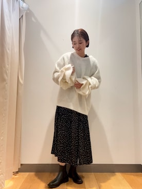 「アイテム（ワンピース）」を使った、bayaさん（レディース・160cm・40代）の冬コーディネート