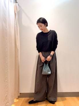 「パンツスタイル」｜bayaさん（レディース・160cm・40代）の秋コーディネート