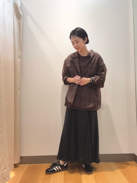「アイテム（スカート）」を使った、bayaさん（レディース・160cm・40代）の夏コーディネート