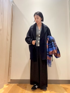 「URBAN RESEARCH ROSSO WOMEN（アーバンリサーチ　ロッソ）のウォッシャブルイージータックパンツ（その他パンツ）」を使った、bayaさん（レディース・160cm）の秋コーディネート