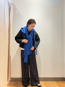 「アイテム（帽子）」を使った、bayaさん（レディース・160cm・40代）の冬コーディネート