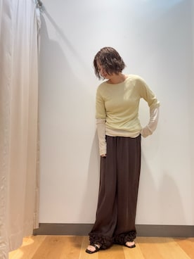「LAATO（ラート）のアイテム」を使った、ばやさん（レディース・160cm）の夏コーディネート