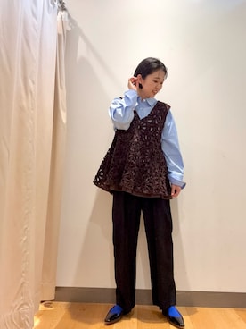 「アイテム（その他トップス）」を使った、bayaさん（レディース・160cm・40代）の秋コーディネート