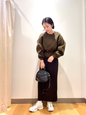 「アイテム（ニット/セーター）」を使った、bayaさん（レディース・160cm・40代）の秋コーディネート