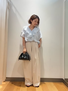 「LAATO（ラート）のアイテム」を使った、ばやさん（レディース・160cm）の夏コーディネート