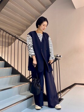 bayaさん（レディース・160cm）の冬コーディネート