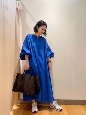 「大きめバッグ」｜ばやさん（レディース・160cm）の春コーディネート